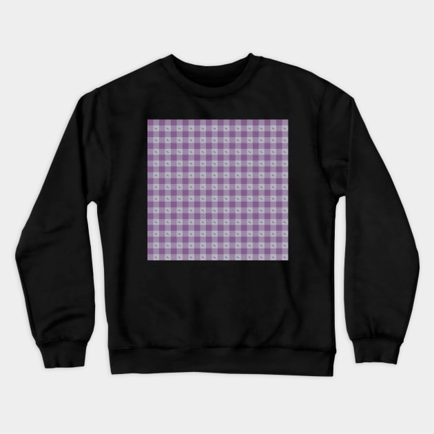 De Toute Beaute Plaid by Suzy Hager Crewneck Sweatshirt by suzyhager